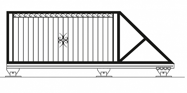 Ворота откатные ВО-8